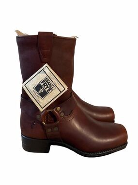 Frye NEW Youth Vintage Small Frye Pull On Harness Boots Size 1 #267074